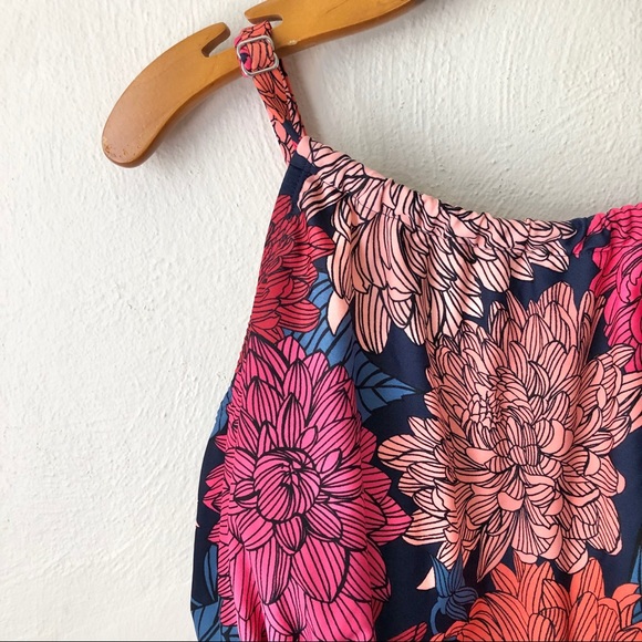 Kona Sol Floral Tankini Top - Picture 2 of 5